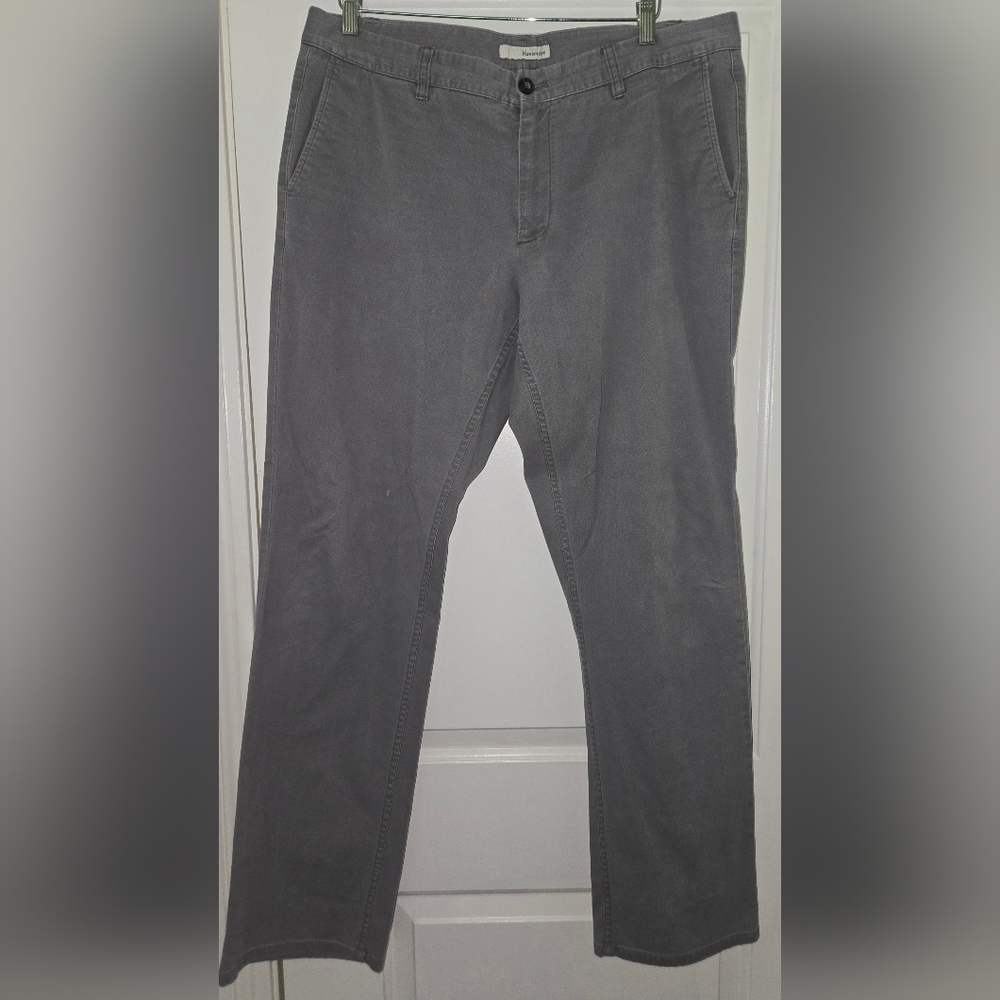 Hawker Rye Straight Fit Men's Gray Pants Size 36x34